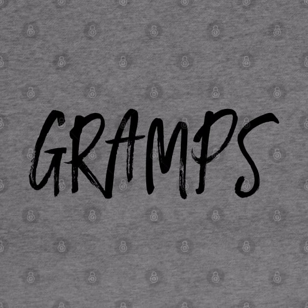 Gramps Family Shirt Black Text by AnnaBanana